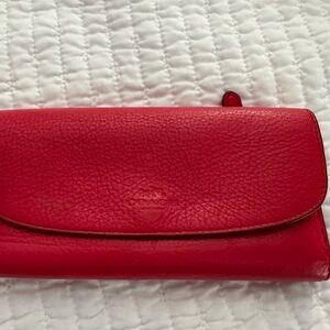 Red Coach wallet
